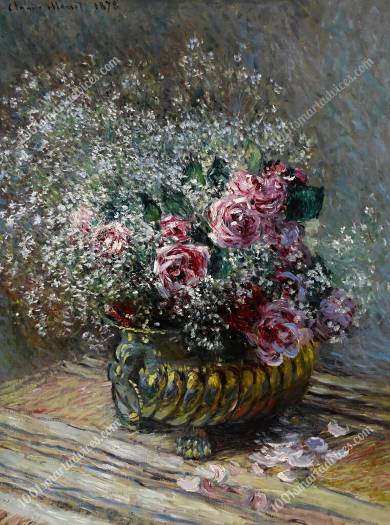 Fleurs dans un pot by Claude Monet